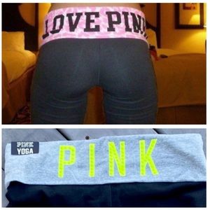 VS PINK ✨ Classic cropped yoga leggings